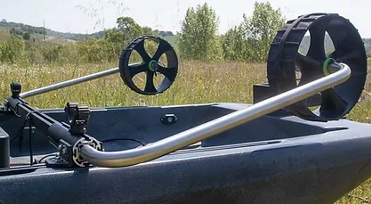 Old Town Sportsman PDL 120 - Fishing Kayak | Photic Camo W/Boonedox Cart - Image 7