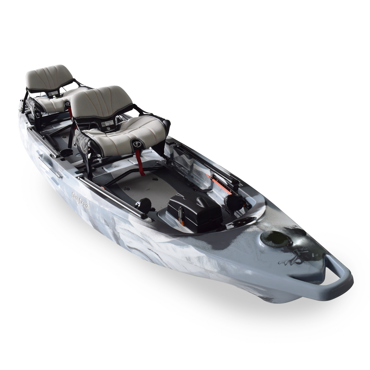 FeelFree Lure II Tandem - Two Person Fishing Kayak | Ocean Camo - Image 2