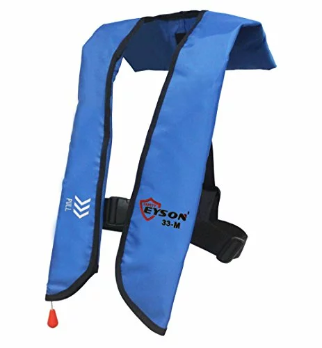 Eyson® Inflatable Life Jacket Life Vest Basic Manual (709 Blue Manual) - Image 2