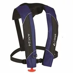 Visit The Onyx Store Onyx A/M-24 Automatic/Manual Inflatable Life Jacket, Blue