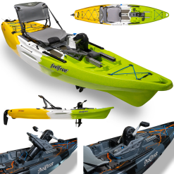 2022 FeelFree Flash - Pedal Drive Fishing Kayak | Melon