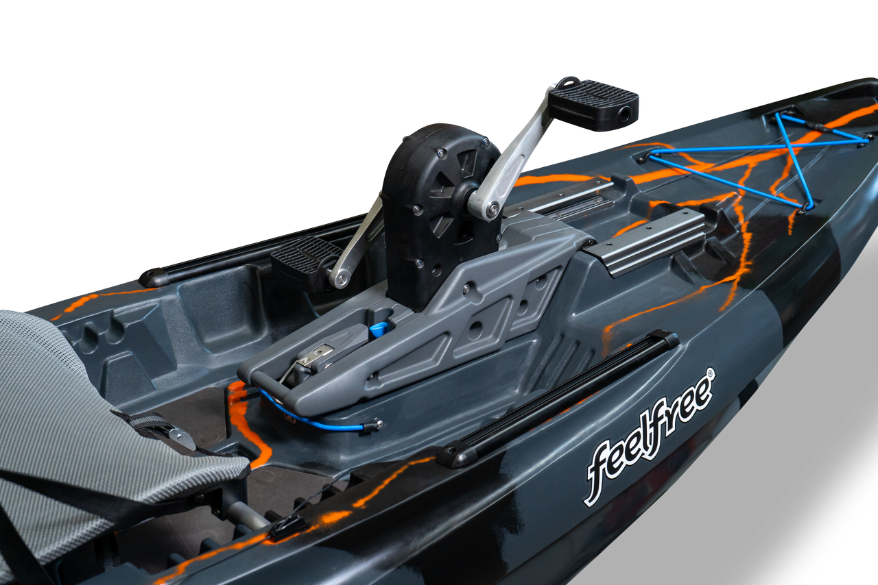 2022 FeelFree Flash - Pedal Drive Fishing Kayak | Sky Blue - Image 2