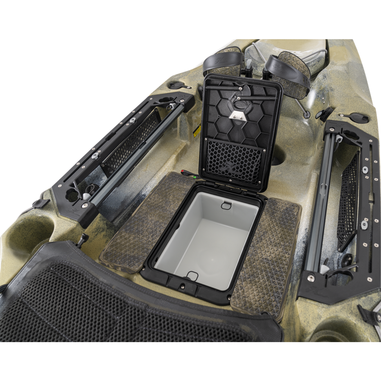 Hobie Mirage Outback With Kick Up Turbo Fins - Fishing Kayak | Camo - Image 3