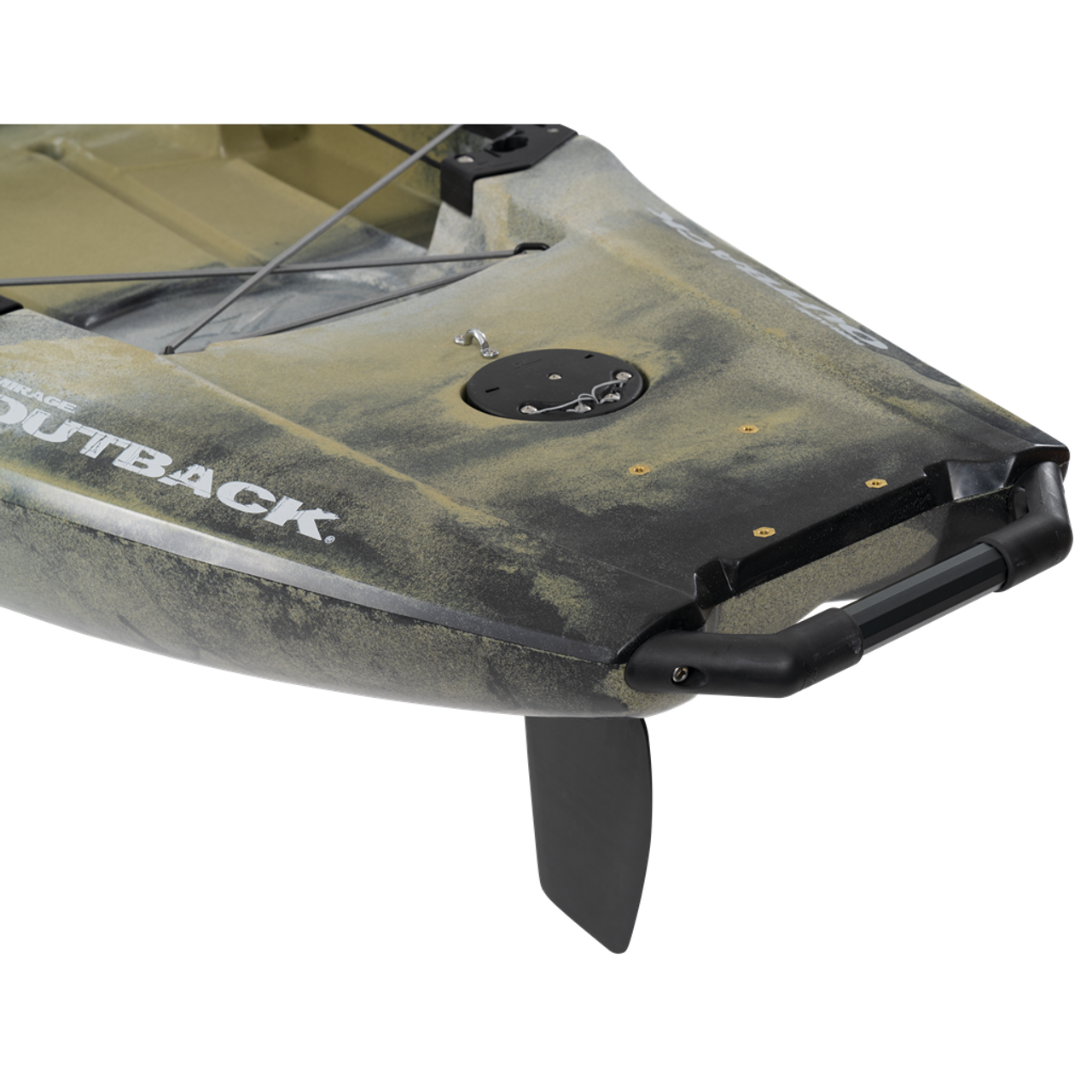 Hobie Mirage Outback With Kick Up Turbo Fins - Fishing Kayak | Camo - Image 4