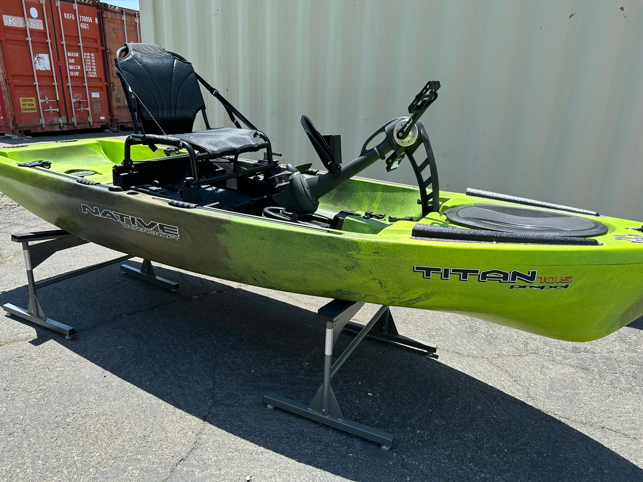 Native Watercraft Titan Propel 10.5 - Fishing Kayak | Gator Green - ISE Display Model