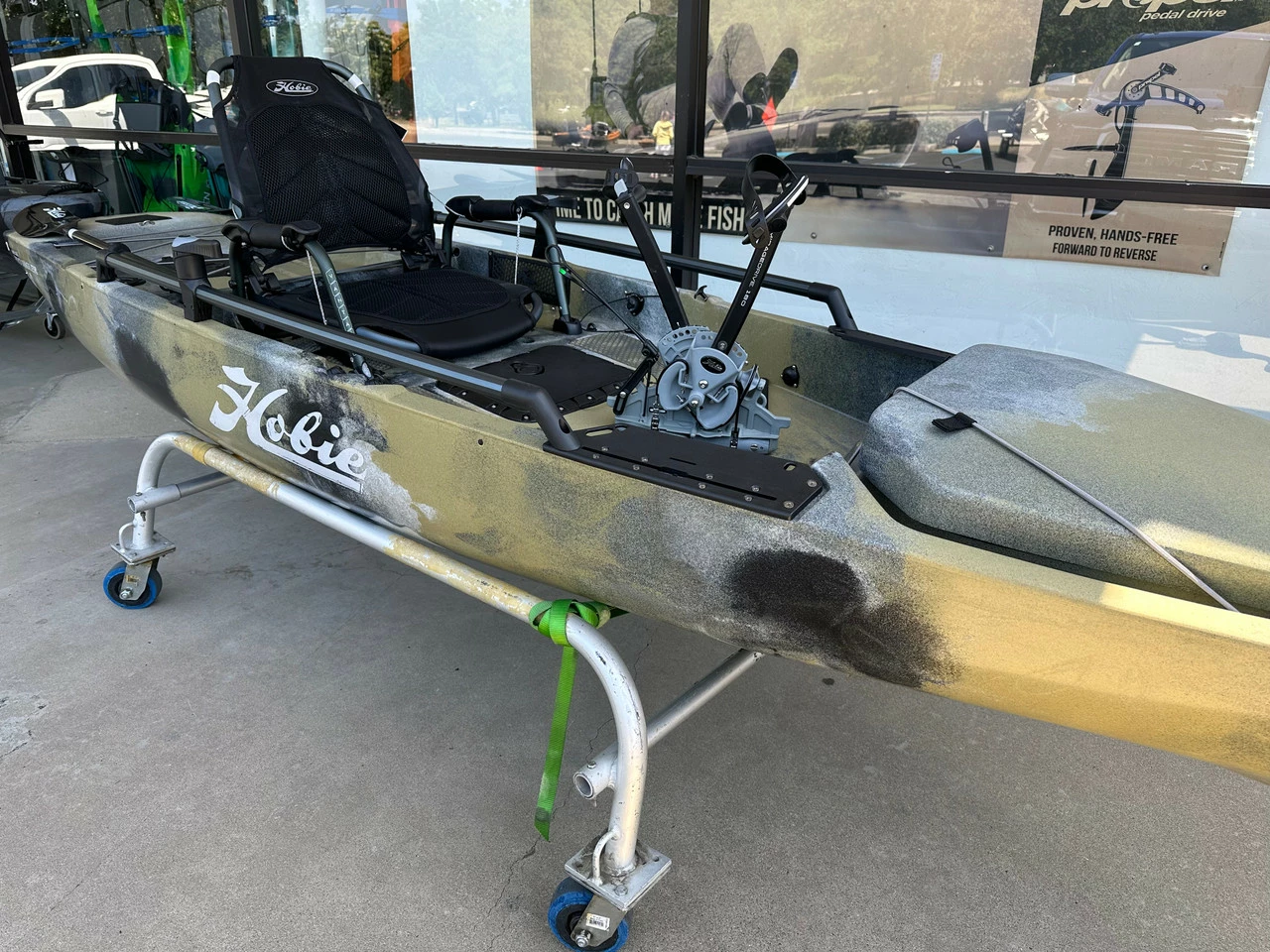 Hobie Mirage Pro Angler 14 - Fishing Kayak | Camo - ISE Display Model