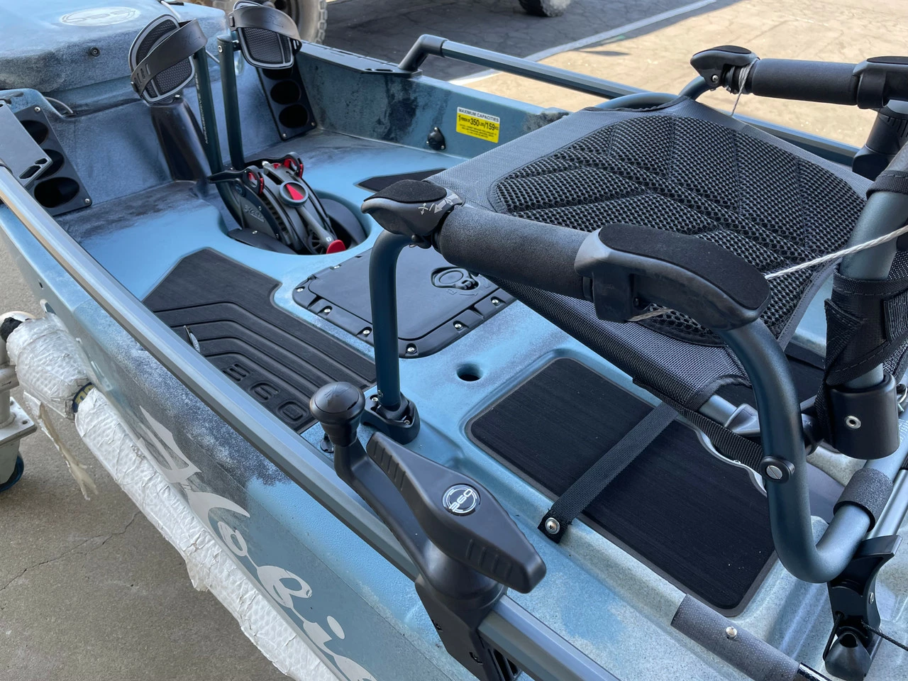 Demo Hobie Mirage Pro Angler 14 With 360 Technology - Fishing Kayak | Arctic Camo - Image 5