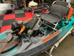 Old Town Sportsman PDL 106 - Fishing Kayak | Photic Camo W/Free Boonedox Cart Installed