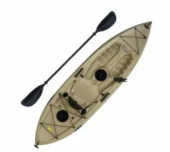 Lifetime Muskie 100 Angler Kayak With Paddle