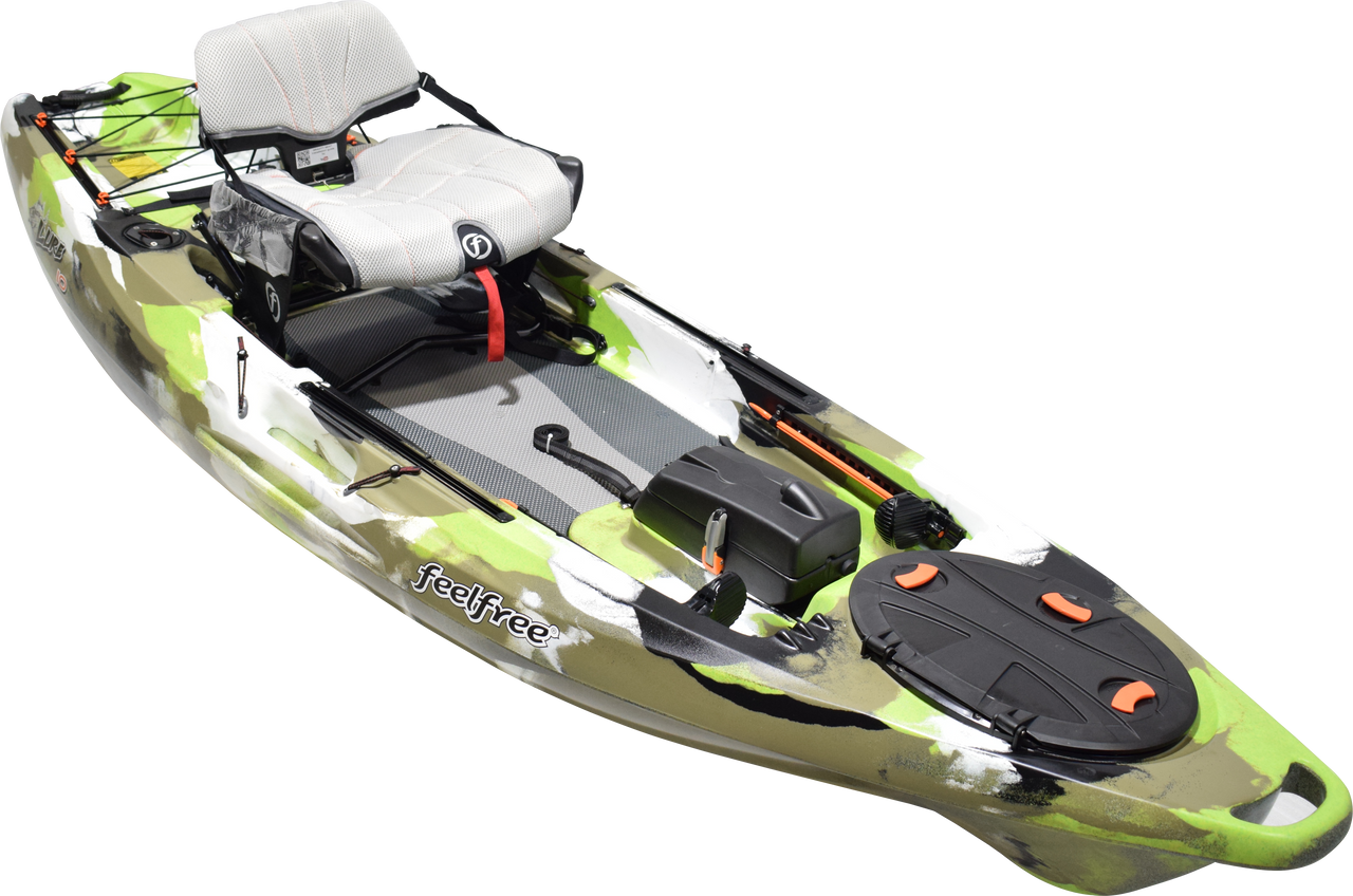 FeelFree Lure 10 V2 - Fishing Kayak | Lime Camo - Image 2