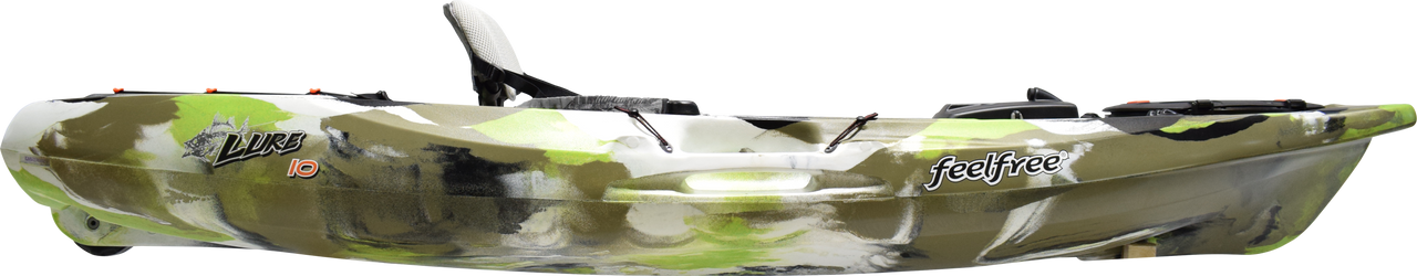 FeelFree Lure 10 V2 - Fishing Kayak | Lime Camo - Image 4