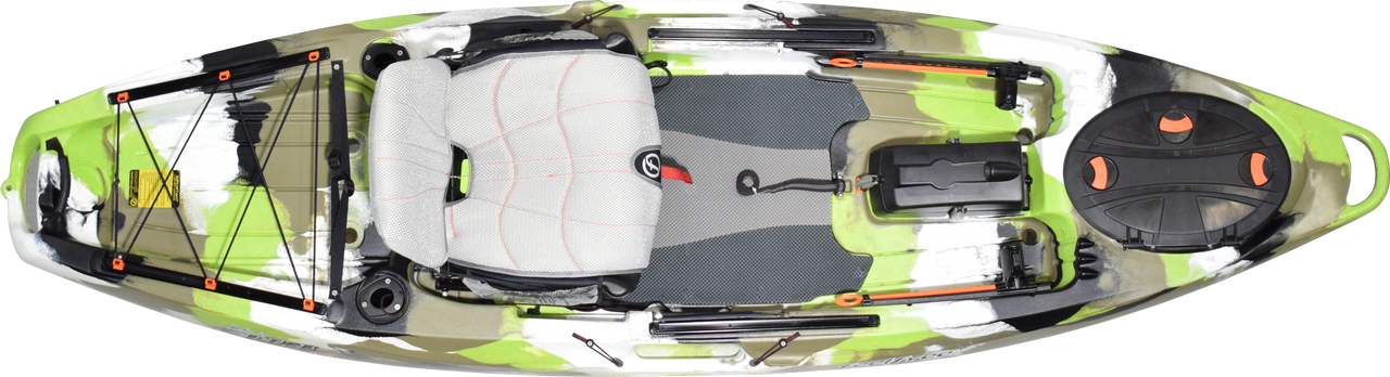 FeelFree Lure 10 V2 - Fishing Kayak | Lime Camo - Image 3