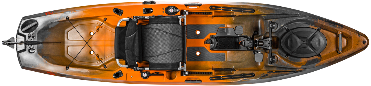 Old Town Sportsman PDL 120 - Fishing Kayak | Photic Camo W/Boonedox Cart - Image 4