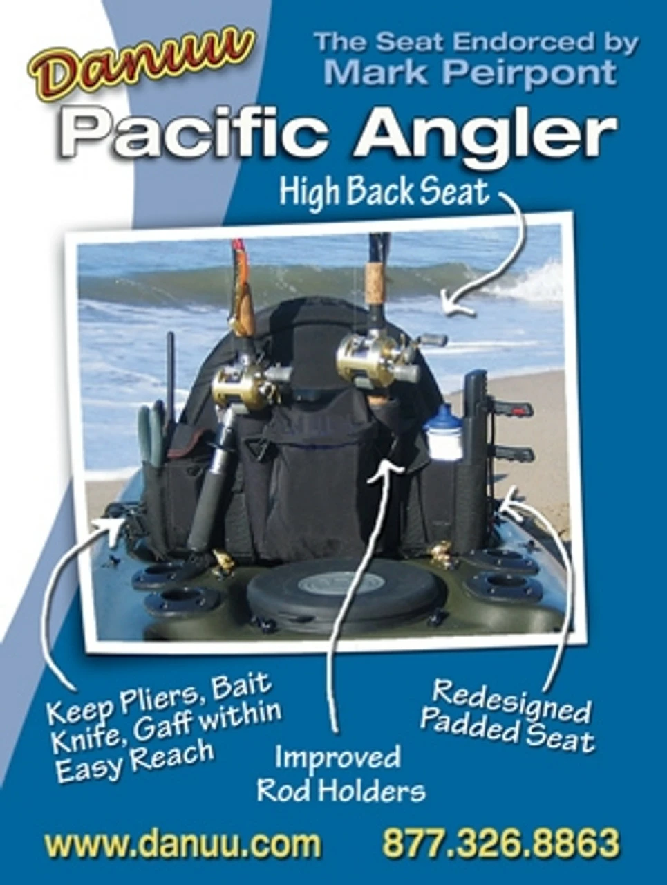 Pacific Angler Kayak Fishing Seat - Image 2
