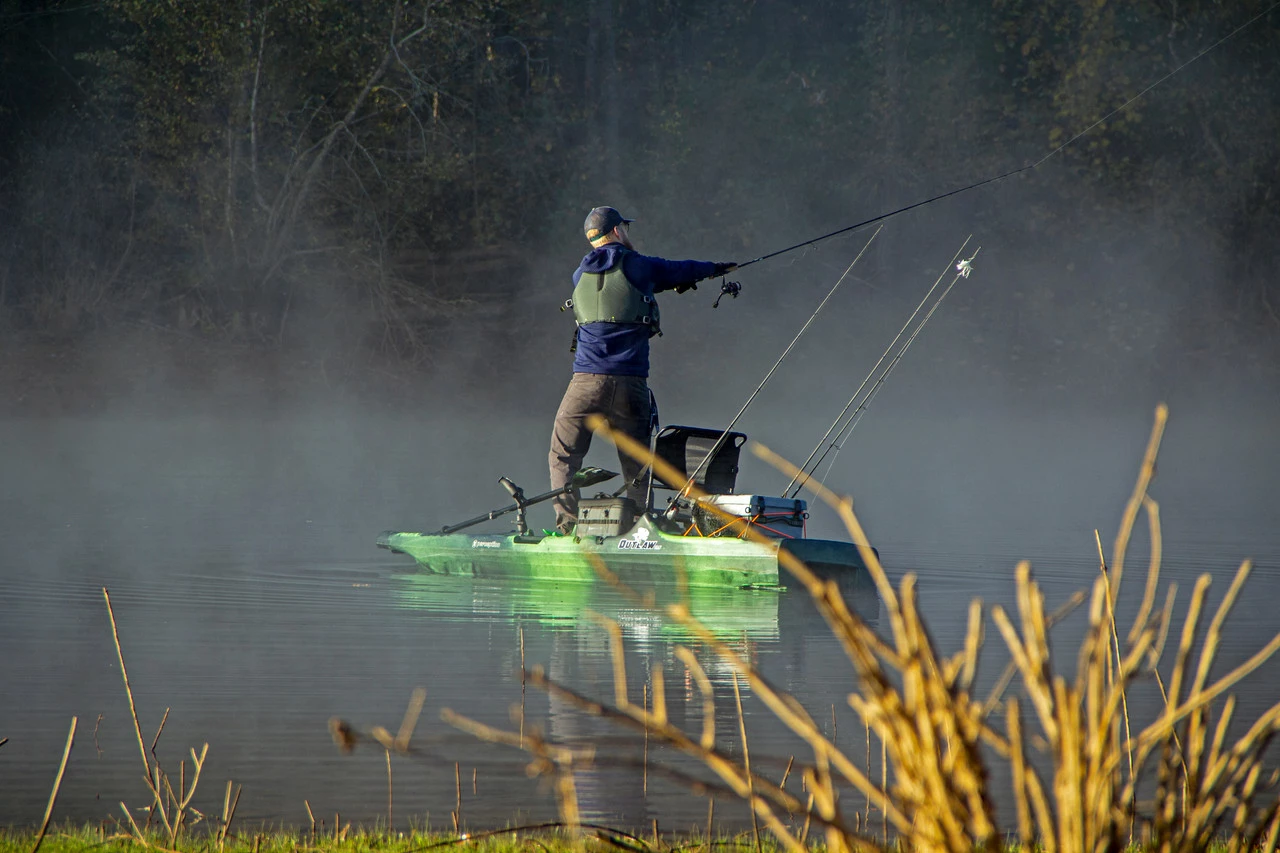 Perception Outlaw 11.5 - Sit On Top Fishing Kayak | Dapper Blue - Image 5