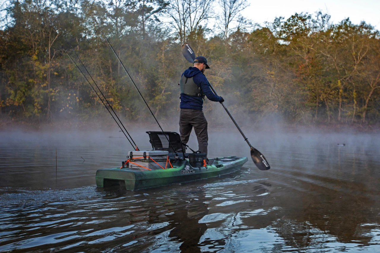 Perception Outlaw 11.5 - Sit On Top Fishing Kayak | Dapper Blue - Image 7