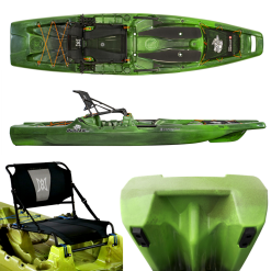 Perception Outlaw 11.5 - Sit On Top Fishing Kayak | Moss Camo