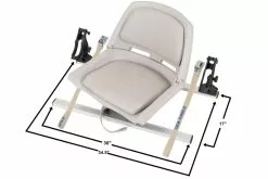 Swivel Seat Fishing Rig With Scotty Rod Holders