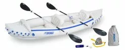 Sea Eagle 370 Deluxe Tandem Kayak Package