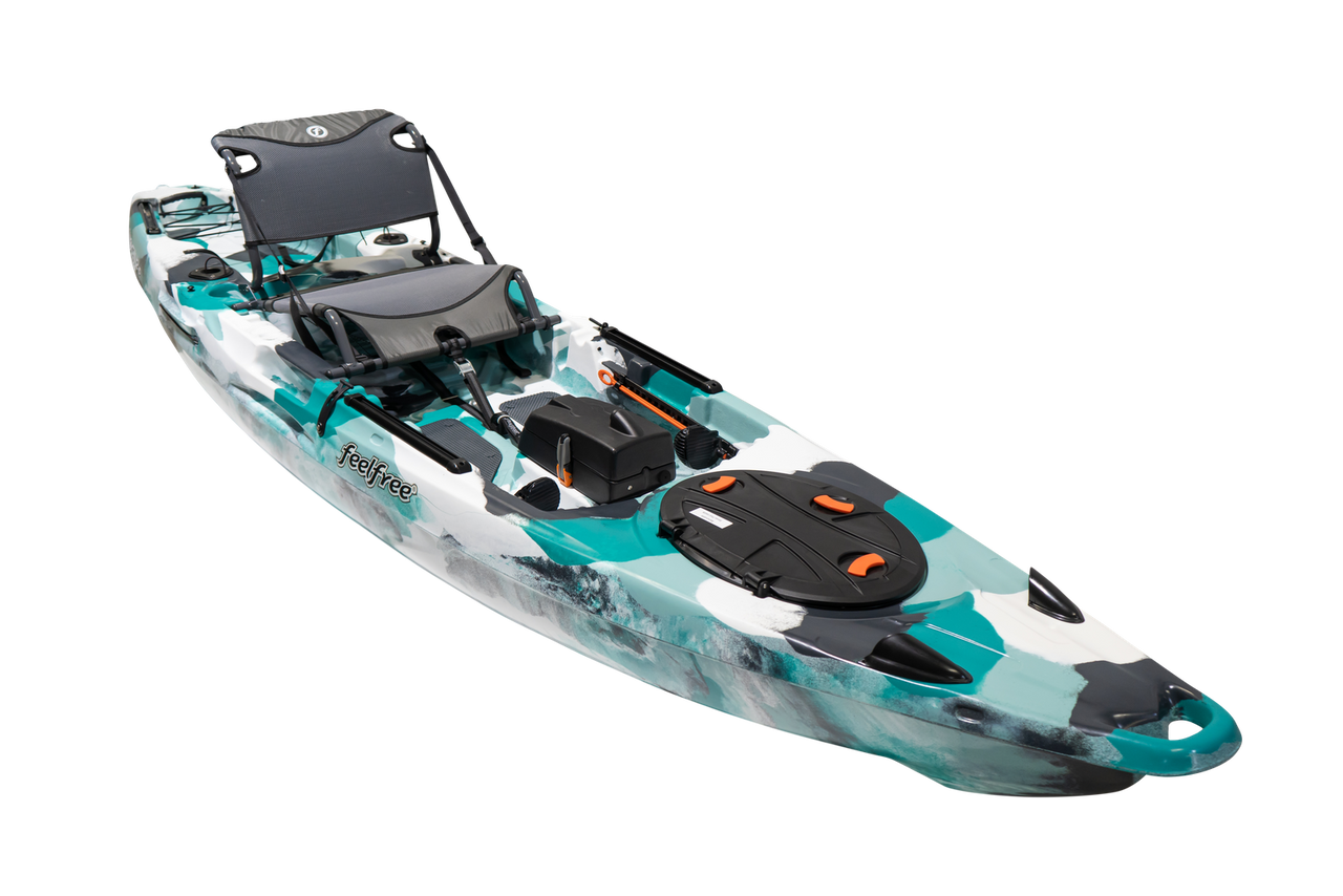 FeelFree Moken 12.5 V2 - Fishing Kayak | Seafoam Camo - Image 2