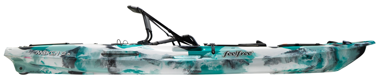 FeelFree Moken 12.5 V2 - Fishing Kayak | Seafoam Camo - Image 4