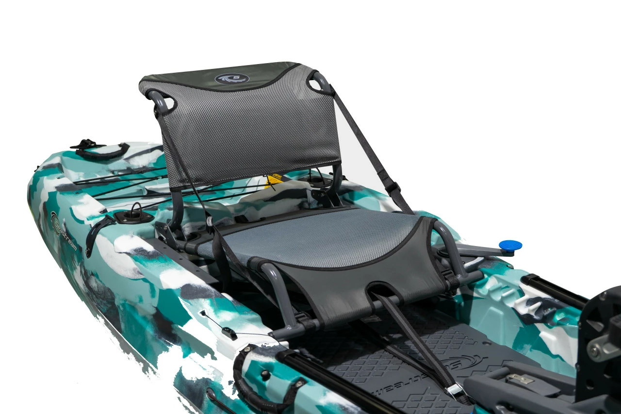 2022 Seastream Angler 120 PD - Fishing Kayak | Urban Camo - Image 3