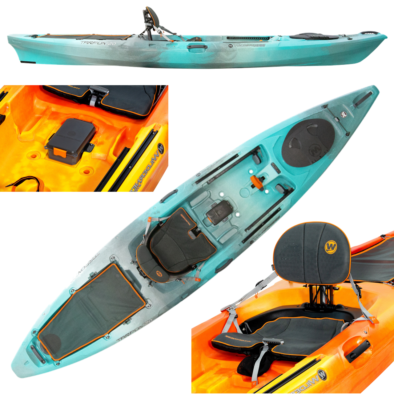 Wilderness Systems Tarpon 120 - Sit On Top Kayak | Breeze Blue