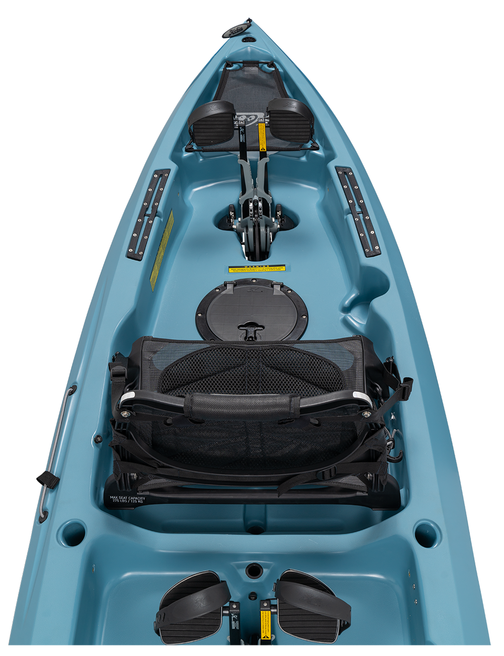 2021 Hobie Mirage Compass Duo With Kick-Up Fins - Tandem Pedal Kayak | Slate - Image 2