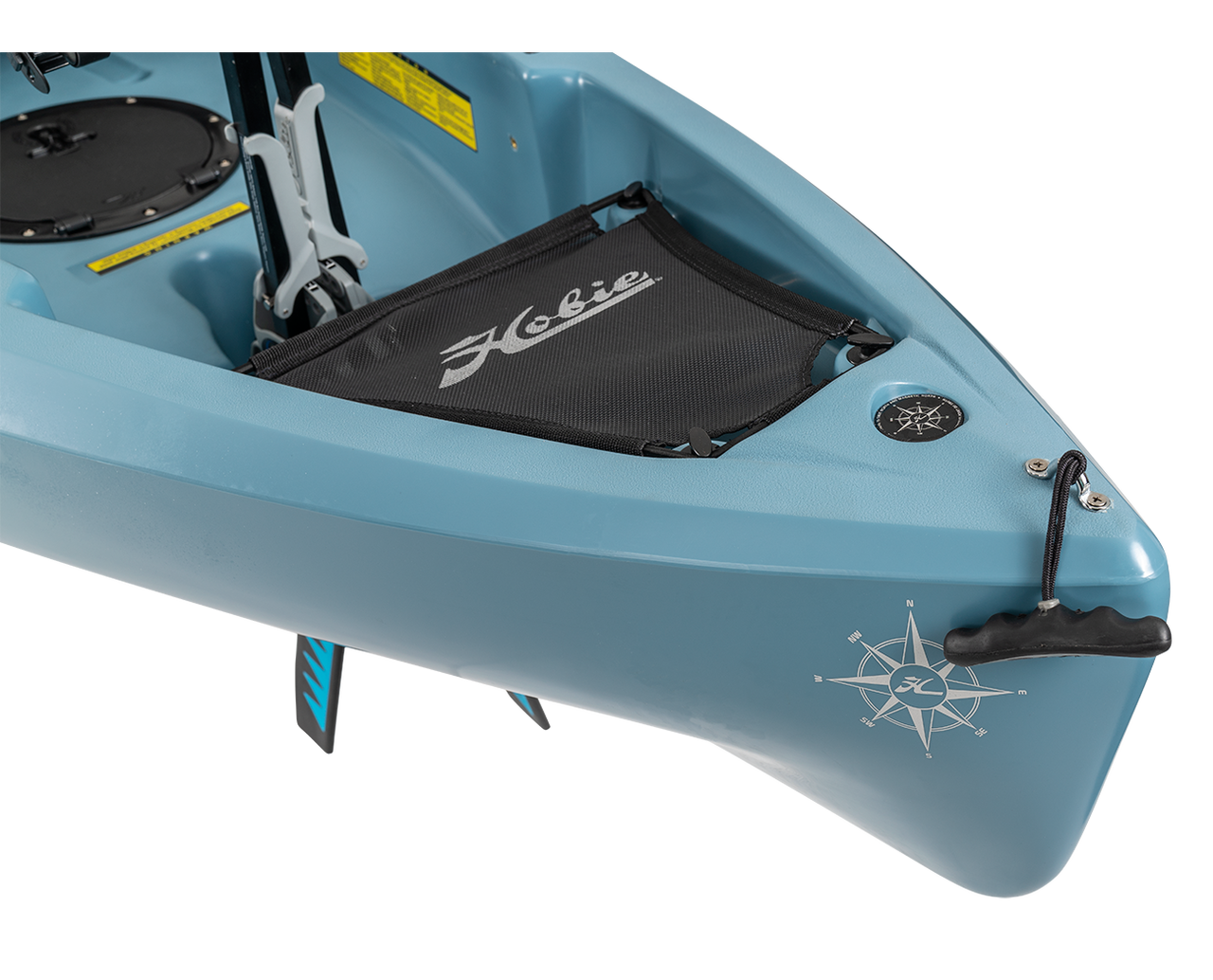 2021 Hobie Mirage Compass Duo With Kick-Up Fins - Tandem Pedal Kayak | Slate - Image 3