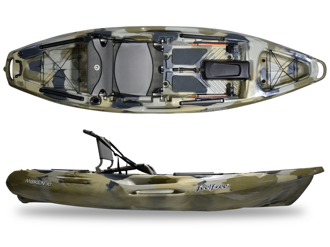 FeelFree Moken 10 Standard V2 - Fishing Kayak | Desert Camo
