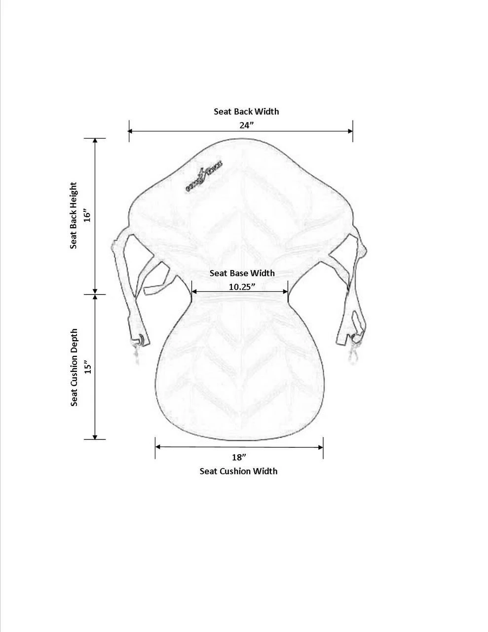 Ocean Kayak Comfort Zone Seat Back - Image 2