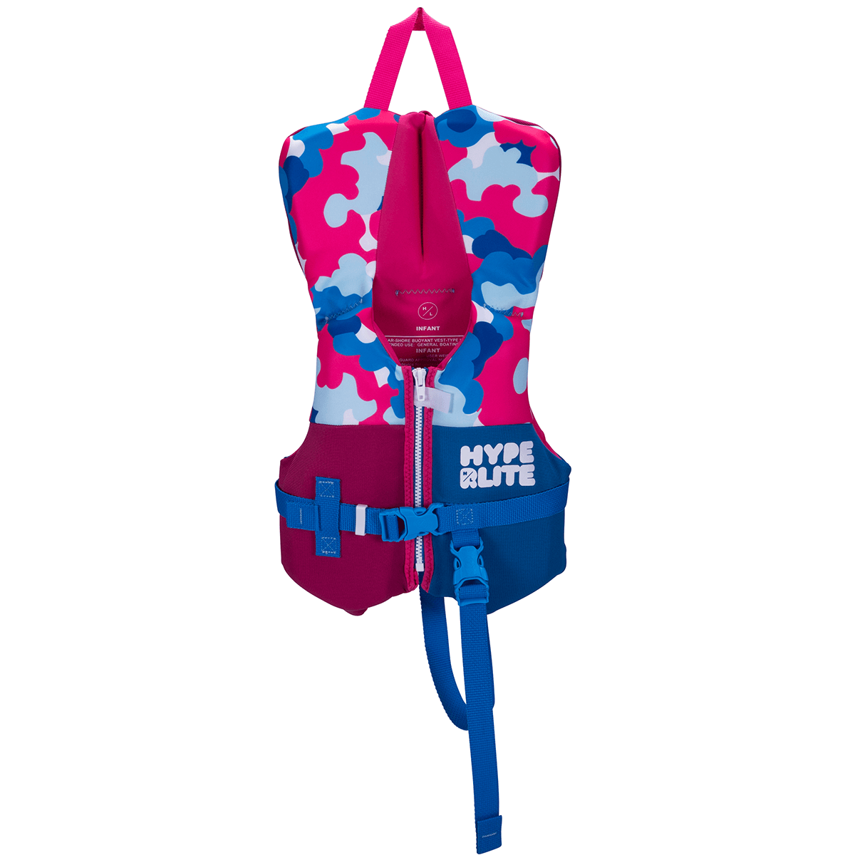 Hyperlite Girl's Toddler Indy CGA Life Jacket In Pink Camo