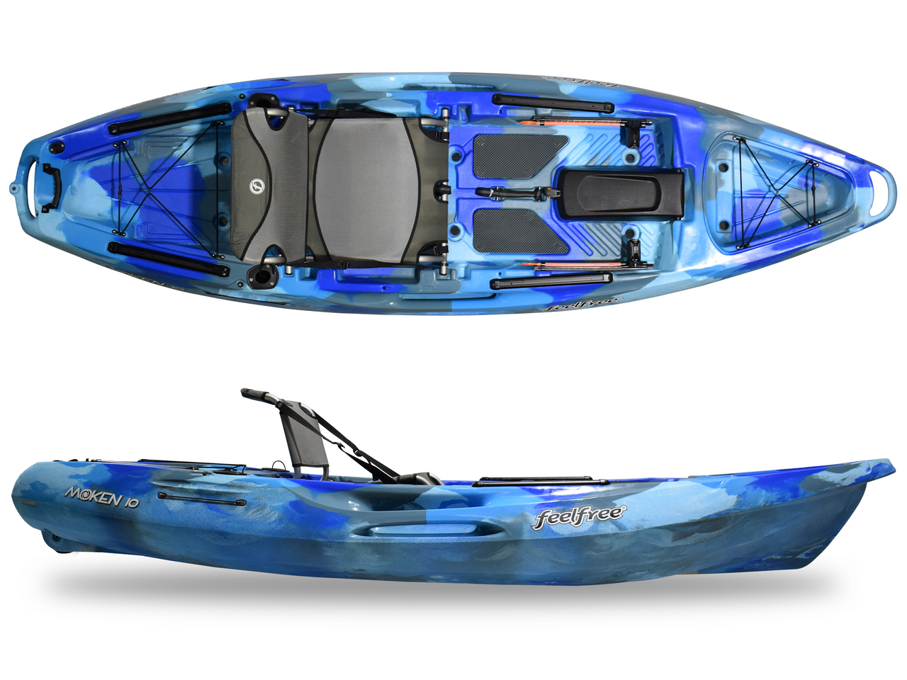 FeelFree Moken 10 Standard V2 - Fishing Kayak | Ocean Camo