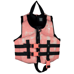 Radar Girl's CGA Life Jacket In Bubble Gum Swirl