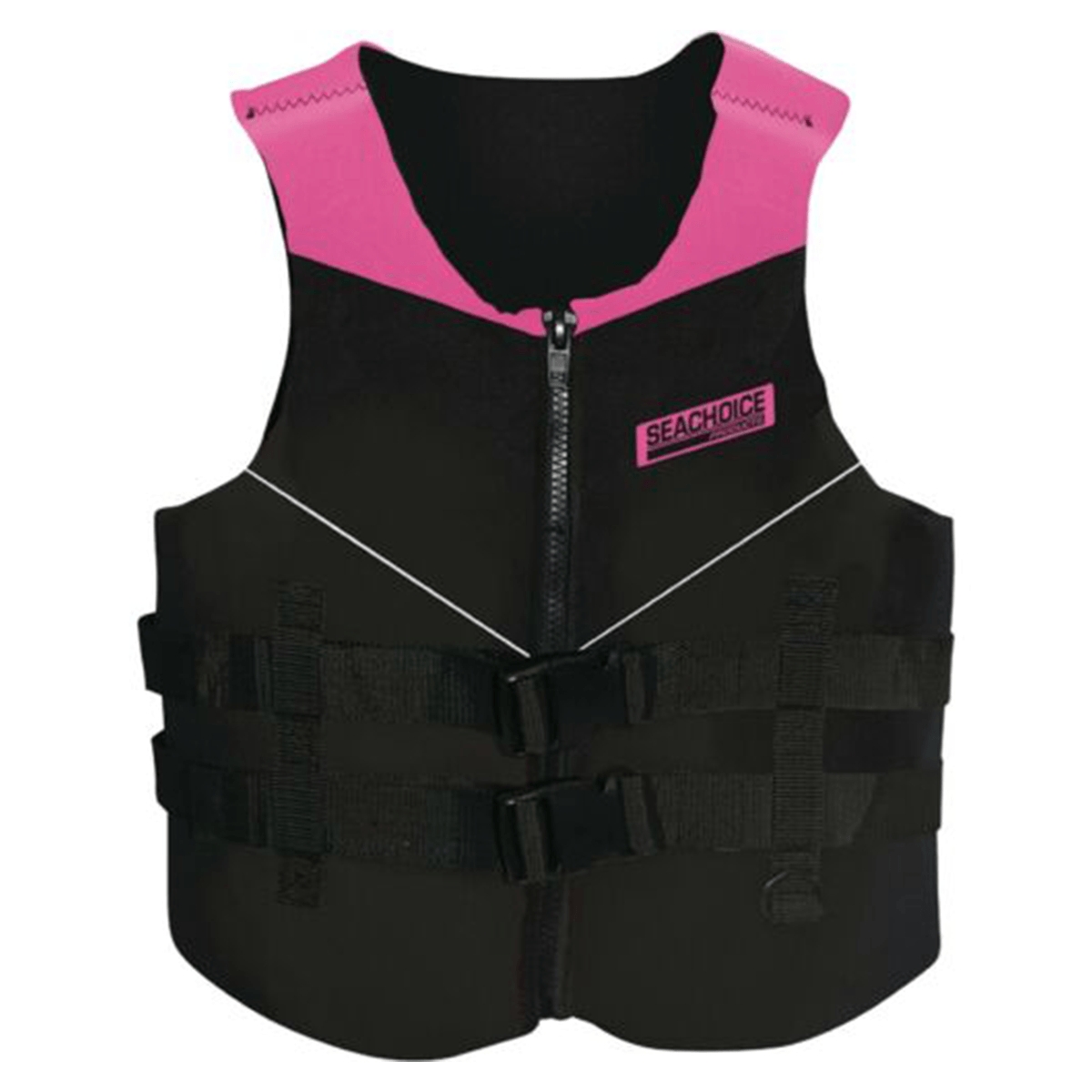 Land & Sea Seachoice Adult Neo CGA Life Jacket In Vest Pink/Black